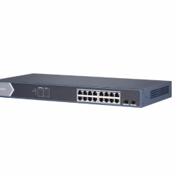 Switch Hikvision Smart DS-3E1518P-SI, 16 porturi, PoE
