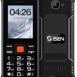 Telefon mobil iSEN F1 4G Senior, Black