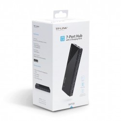 TP-LINK Hub USB TP-LINK UH720, USB 3.0, 7 porturi + 2 porturi pt incarcare (UH720) - Img 2