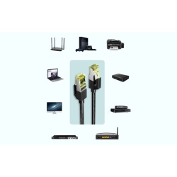 UGREEN NW150 Cat 7 F/FTP cablu Ethernet impletitura impletitura RJ45 5m (negru) - Img 6