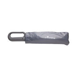 Umbrela pliabila automat Typec, intarita cu 30 de nervuri, 115 cm,maner cu catarama mare, rezistenta la vant si la apa, gri - Img 3