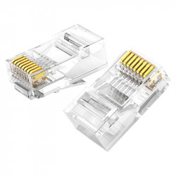 10 Mufe RJ45 Ugreen 8P8C Cat 6 transparent (50961) - Img 8