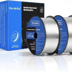 2 x Sârmă Sudură Flux Tubulară Fără Gaz (No Gas) E71T-GS, Rola 0.9KG, Diametru 0.9 mm, pentru Aparate de Sudură MIG-MAG / FCAW, Oțel Carbon / Fier