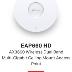 Access Point TP-Link wireless EAP660 HD, 3600Mbps dual band, 1 port 2.5 Gbps LAN, 8 antene interne, IEEE802.3at PoE, Wi-Fi 6 AX3600, montare pe tavan/perete - Img 8
