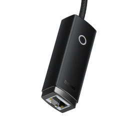 Adaptor de retea extern USB tip C din seria Baseus Lite - RJ-45 1Gbps (1000Mbps) negru (WKQX000301) - Img 4