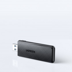 Adaptor de retea USB fara fir Ugreen 2,4 GHz 400 Mbps / 5 GHz 900 Mbps negru (50340 CM492) - Img 3
