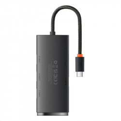 Adaptor HUB 4 porturi USB-C Baseus OS-Lite 25cm (negru) - Img 3