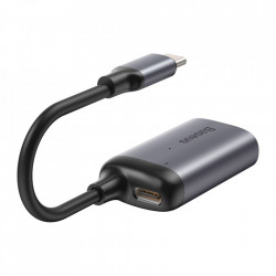 Adaptor / hub Baseus Enjoy USB Tip C la VGA + PD HUB Convertor pentru MacBook / PC gri (CAHUB-O0G) - Img 3