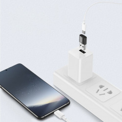 Adaptor Joyroom de la USB tip C (mama) la USB (tata) negru (S-H152 negru) - Img 3