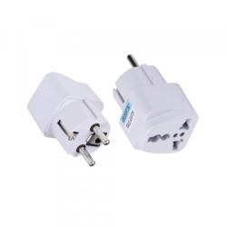 Adaptor Retea Techsuit C524 UK / US / AU - EU, Alb
