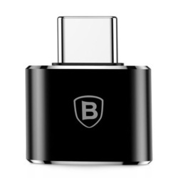 Adaptor telefon Baseus USB Type C la USB , negru