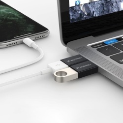 Adaptor USB-C Wozinsky W10GY1S - USB-A 3.2 10Gb/s - Negru - Img 10