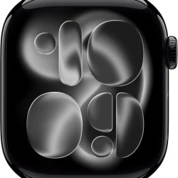 Apple Watch Series 11 GPS+Cellular 42mm Aluminum Case with Black Sport Band - S/M - Jet Black - Img 2