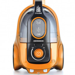 Aspirator fara sac Heinner HVC-V750OR, 750 W, 2.2 l, Filtrare ciclonica, Filtru Hepa dublu 13, Negru / Portocaliu - Img 3