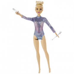 BARBIE PAPUSA BARBIE YOU CAN BE GIMNASTA BLONDA - Img 3