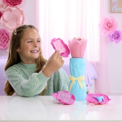 BARBIE PETAL POP SET PAPUSA BARBIE LALEA ROZ SI ACCESORII - Img 3