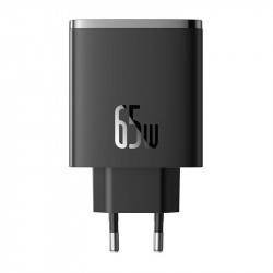 Baseus OS-Cube Pro 2xUSB-C + incarcator de perete USB, 65W (negru) - Img 2