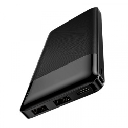 Baterie Externa HOCO J72, 10000mAh, 10W, 2 x USB-A, Neagra