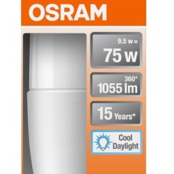 Bec LED OSRAM Star Stick Tubular B11 10W, Lumină Albă Rece (Cool Daylight), Finisaj Mat, Fără Mercur - Img 7