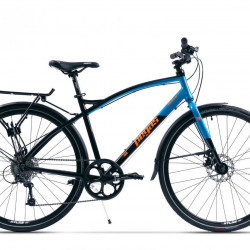 Bicicleta Pegas Hoinar aluminiu 28 inch, Shimano Deore 9 viteze, Negru /Albastru