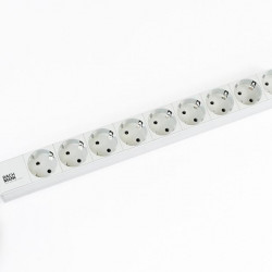 BM PDU 1U 9 SCH ALU 2M GRI