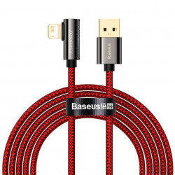 Cable USB la Lightning Baseus Legend Series, 2.4A, 2m (red)
