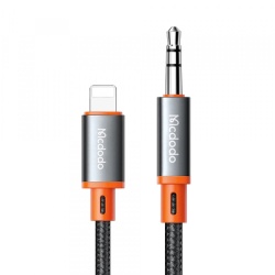 Cablu Audio Lightning - 3.5mm McDodo CA-0780 Castle, 1.2m, Negru