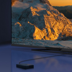 Cablu Baseus HDMI 2.1 cable 8K 60 Hz 48 Gbps / 4K 120 Hz / 2K 144 Hz 3D eARC QMS Dynamic HDR VRR ALLM 3 m black (CAKGQ-L01) - Img 4