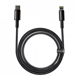 Cablu Baseus USB Type C - Lightning Fast Charging Power Delivery 20 W 2 m black (CATLWJ-A01)