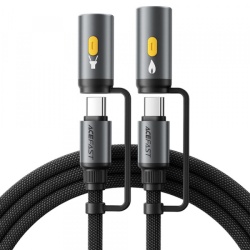 Cablu Date si Incarcare USB-C - USB-C Acefast J4, 60W, 1.2m, Negru