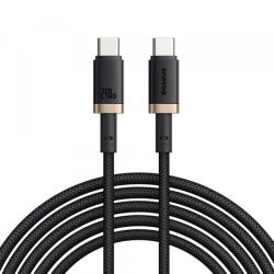 Cablu Date si Incarcare USB-C - USB-C Baseus Dura, 240W, 1m, Auriu Negru P10377803U03-00