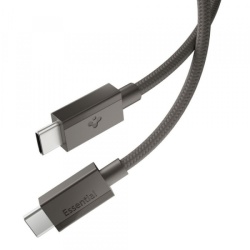 Cablu Date si Incarcare USB-C - USB-C Spigen EB6015CC, 60W, 1.5m, Gri ACA10418