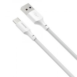 Cablu de date Baseus Simple Wisdom USB la USB-C 5A (2PCS/Set）1.5m alb - Img 4