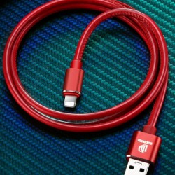 Cablu de date Dux Ducis K-Max , Usb la Lightning, 5V , 2A , 1M , rosu - Img 5