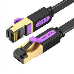 Cablu de retea plat Vention ICABI cat.7 3m negru