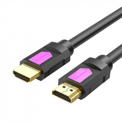Cablu HDMI Lention VC-HH20 4K de mare viteza la HDMI 2.0, 18 Gbps, PVC, 1,5 m (negru)