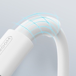 Cablu pentru incarcare si transfer de date Joyroom S-1830N9, 2x USB Type-C, PD 60W, 1.8m, Alb - Img 2