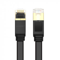 Cablu plat Ugreen Cablu de rețea Internet Ethernet RJ45 Cat 7 STP LAN 10 Gbps 10 m Negru (NW106 11265) - Img 5