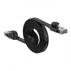 Cablu retea Baseus high Speed Six types of RJ45 Gigabit network cable (flat cable)1.5m Black