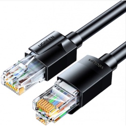 Cablu Retea UGREEN NW315, UTP, Cat6A, 0.5m, Negru
