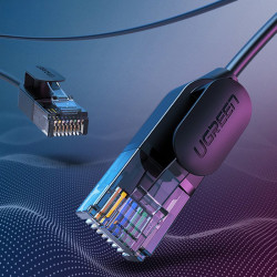 Cablu Ugreen cablu de retea internet Ethernet RJ45 Cat 6A UTP 1000Mbps 10m negru (70656) - Img 4