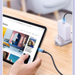 Cablu Ugreen USB Type C - USB Type C 5 A 100 W Power Delivery Quick Charge 3.0 FCP 480 Mbps 2m gray (70429 US316) - Img 8