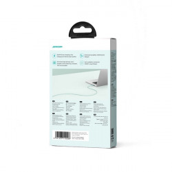 Cablu USB-C / USB-C 60W Transfer rapid 1m - Verde - Img 4