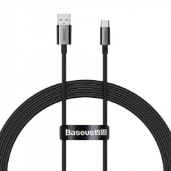 Cablu USB la USB-C Baseus Superior 100W 1,5m (negru) - Img 2