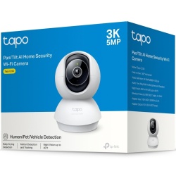 Camera de supraveghere Smart TP-Link Tapo C230 cu Pan/Tilt 360 grade, 5MP, 3K, 2880x1620, Utilizare Baby Monitor, Wireless, Night Vision, Detectare Smart AI, Two-Way Audio, Alarma sonora si luminoasa, Control Vocal, ONVIF - Img 3