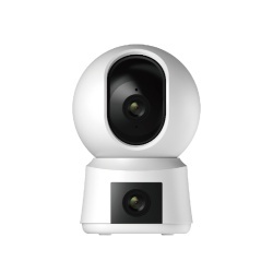 Camera supraveghere Arenti, 3MP + 3MP dual lens, mini, wireless 2.4 GHz, 5 GHz, , night vision 10m, audio bidirectional, supraveghere simultana a 2 zone, compatibil Alexa si Google Assistant