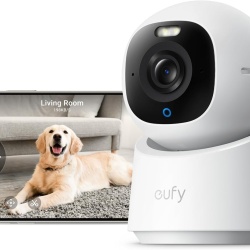 Camera supraveghere video indoor eufy E30 4K UHD, 360, AI ,Night Vision Color, Alb