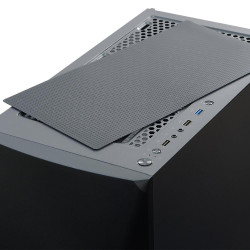 Carcasa Spacer Gaming THUNDER, Mid-Tower, fara sursa, ATX, Black - Img 7