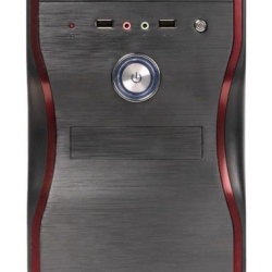 Carcasa Spacer, New Mercury, ventilor 12cm, HD audio, ATX Mid-Tower,sursa 500W Black - Img 17