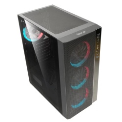 Carcasa SPACER RAINBOW, Mid-Tower, fara sursa, ATX, Black - Img 15